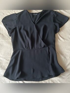 Ann Taylor Faux Wrap Blouse